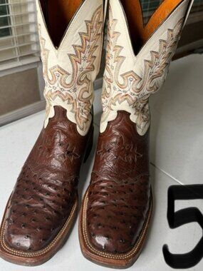 Lucchese Boots Full Quill Ostrich 11.5D